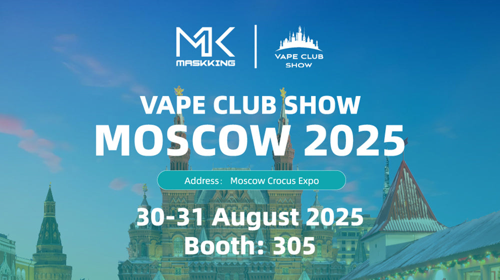 Maskking Unveils the Future of High-Puff Disposable Vaping at VCS Moscow 2025